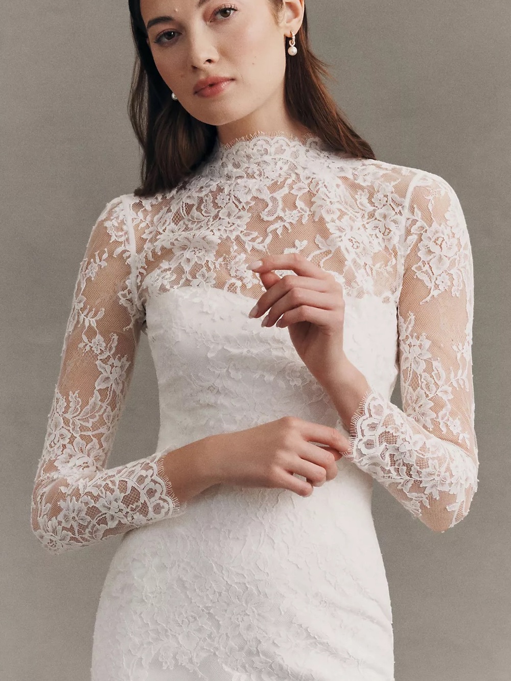 Anthropologie Pronovias Sandey Lace Wrap